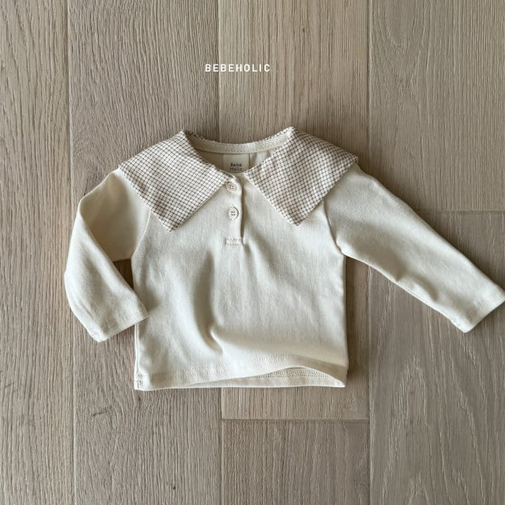 Bebe Holic - Korean Baby Fashion - #babyboutiqueclothing - Miel Check Tee - 8