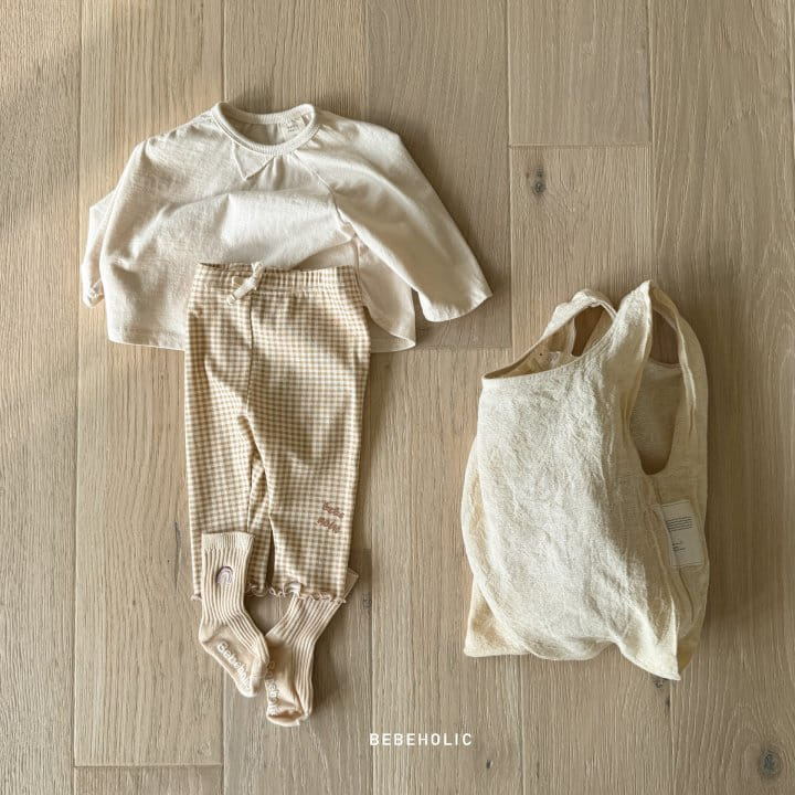 Bebe Holic - Korean Baby Fashion - #babyboutiqueclothing - Melon Check Leggings - 2