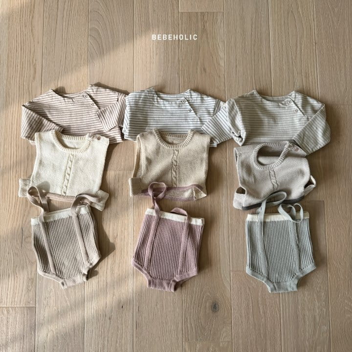 Bebe Holic - Korean Baby Fashion - #babyboutiqueclothing - Kint Color Dungarees Bloomers