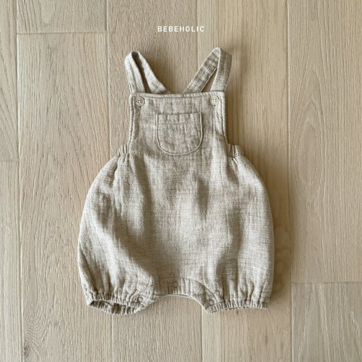 Bebe Holic - Korean Baby Fashion - #babyboutiqueclothing - Pocket Dungarees Body Suit - 12
