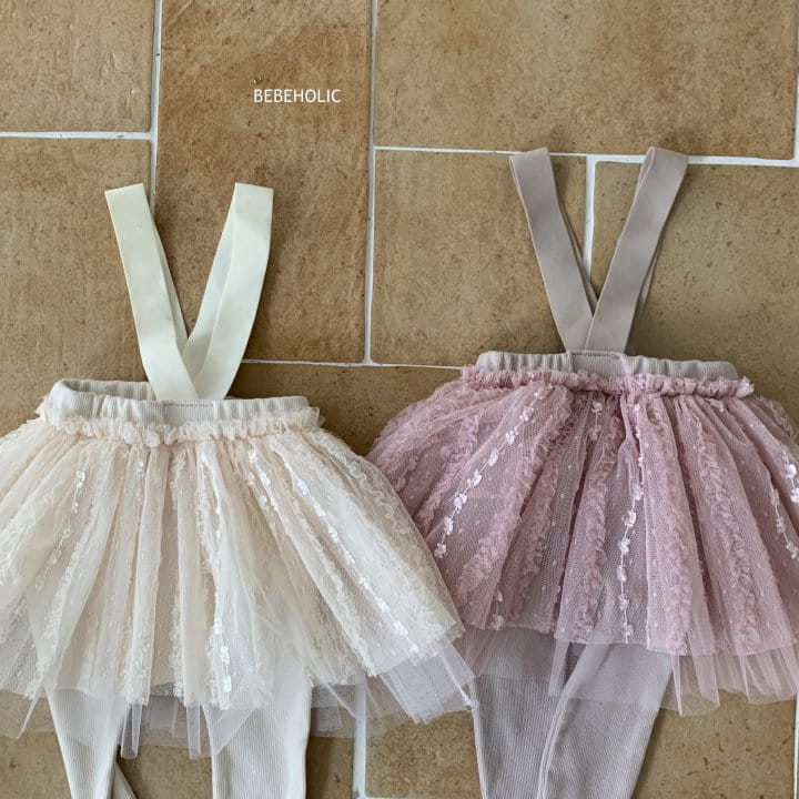 Bebe Holic - Korean Baby Fashion - #babyboutiqueclothing - Mango Sha Skirt Leggings  - 7