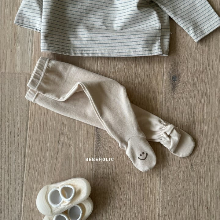 Bebe Holic - Korean Baby Fashion - #babyfashion - Smile Foot Leggings - 6