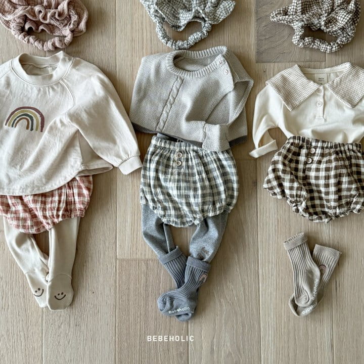 Bebe Holic - Korean Baby Fashion - #babyfashion - Candy Check Bloomers - 2