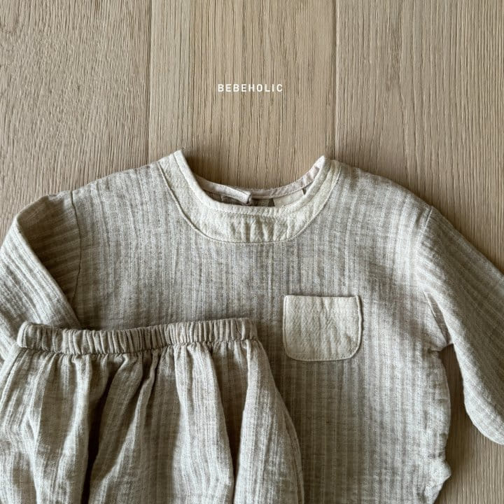 Bebe Holic - Korean Baby Fashion - #babyfashion - Churros Top Bottom Set - 7