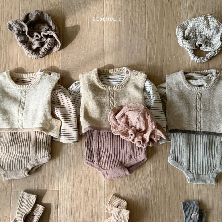 Bebe Holic - Korean Baby Fashion - #babyfashion - Twiddle Color Kint - 2