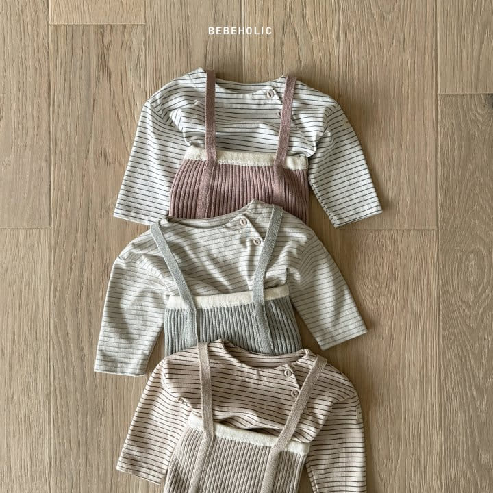 Bebe Holic - Korean Baby Fashion - #babyfashion - Kint Color Dungarees Bloomers - 4