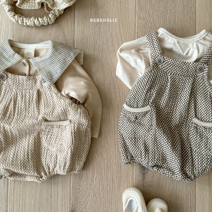 Bebe Holic - Korean Baby Fashion - #babyfever - Honey Dungarees Body Suit
