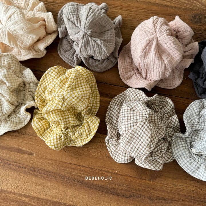 Bebe Holic - Korean Baby Fashion - #babyfever - Double String Bucket Hats - 5