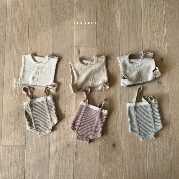 Bebe Holic - Korean Baby Fashion - #babyfever - Twiddle Color Kint - 3