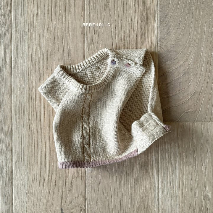 Bebe Holic - Korean Baby Fashion - #babyfever - Twiddle Color Kint - 4