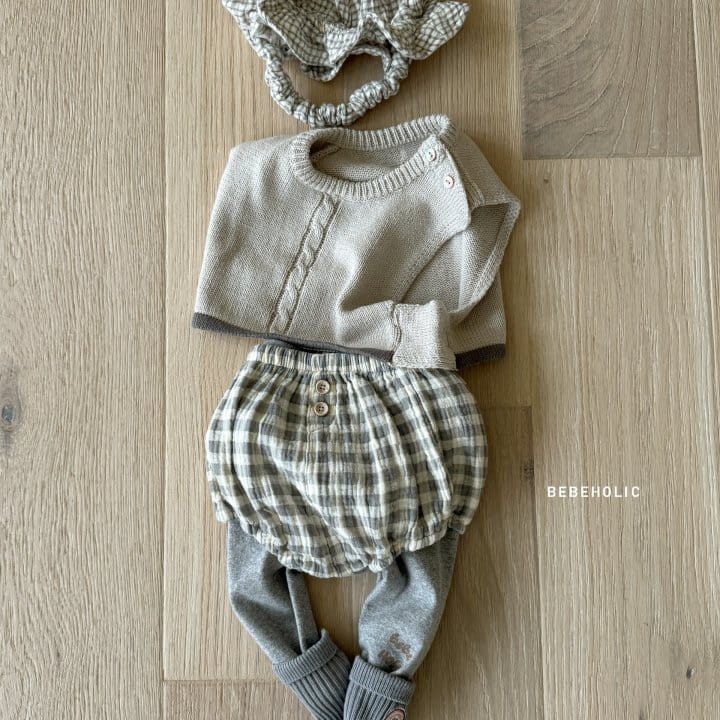 Bebe Holic - Korean Baby Fashion - #babylifestyle - Candy Check Bloomers - 5