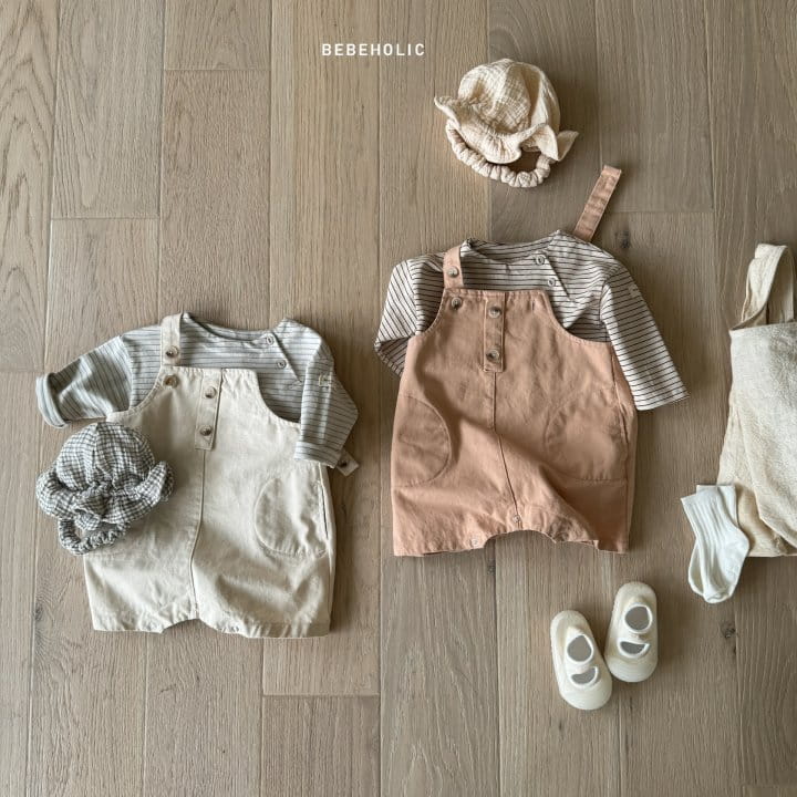 Bebe Holic - Korean Baby Fashion - #babylifestyle - Mind Dungarees Body Suit