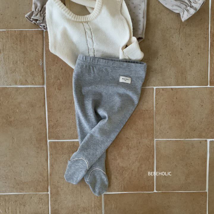 Bebe Holic - Korean Baby Fashion - #babygirlfashion - Kkomo Foot Leggings - 4