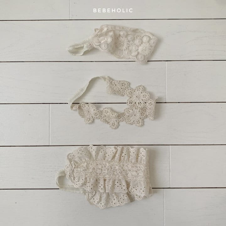 Bebe Holic - Korean Baby Fashion - #babylifestyle - Floral leaf Hair Band - 3