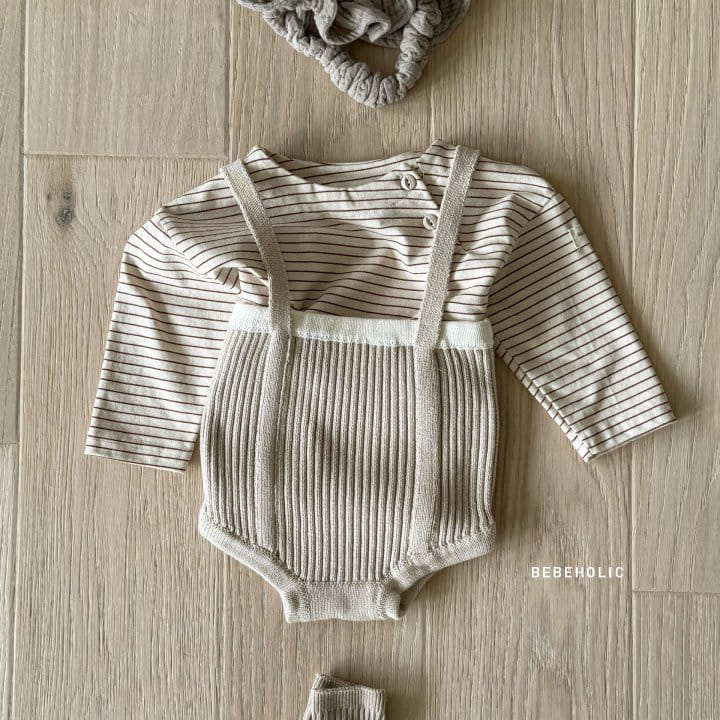 Bebe Holic - Korean Baby Fashion - #babyoninstagram - Kint Color Dungarees Bloomers - 7