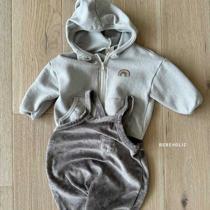Bebe Holic - Korean Baby Fashion - #babyoninstagram - Rainbow Hoody Zip Up - 5