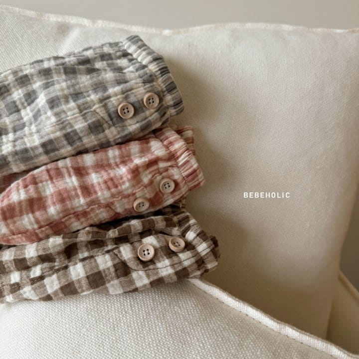 Bebe Holic - Korean Baby Fashion - #babyootd - Candy Check Bloomers - 7