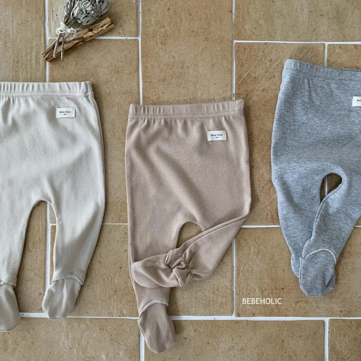 Bebe Holic - Korean Baby Fashion - #babyootd - Kkomo Foot Leggings - 6