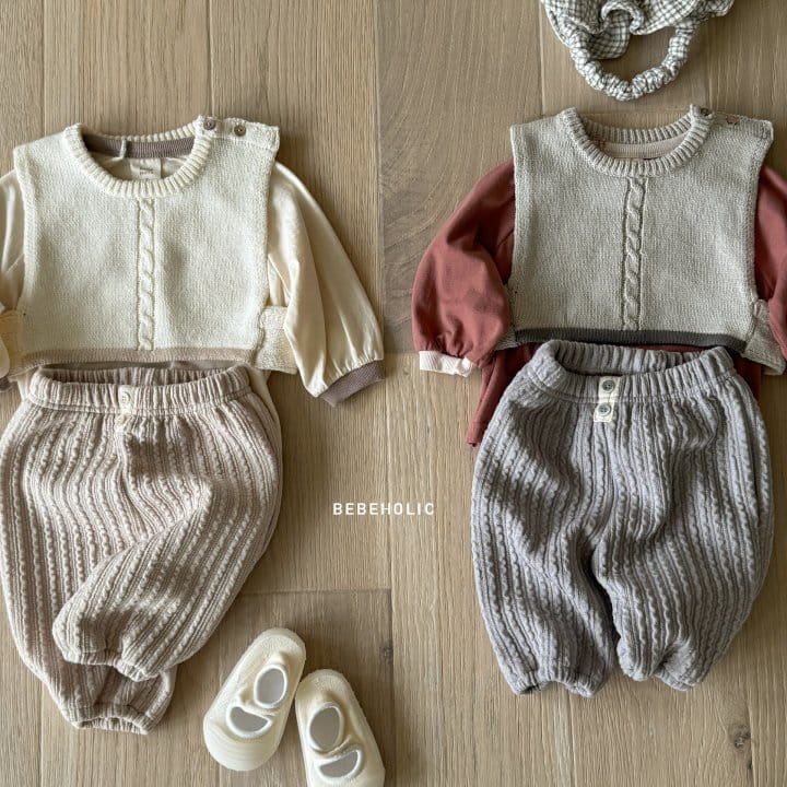 Bebe Holic - Korean Baby Fashion - #babyootd - Basic Piping Tee - 2