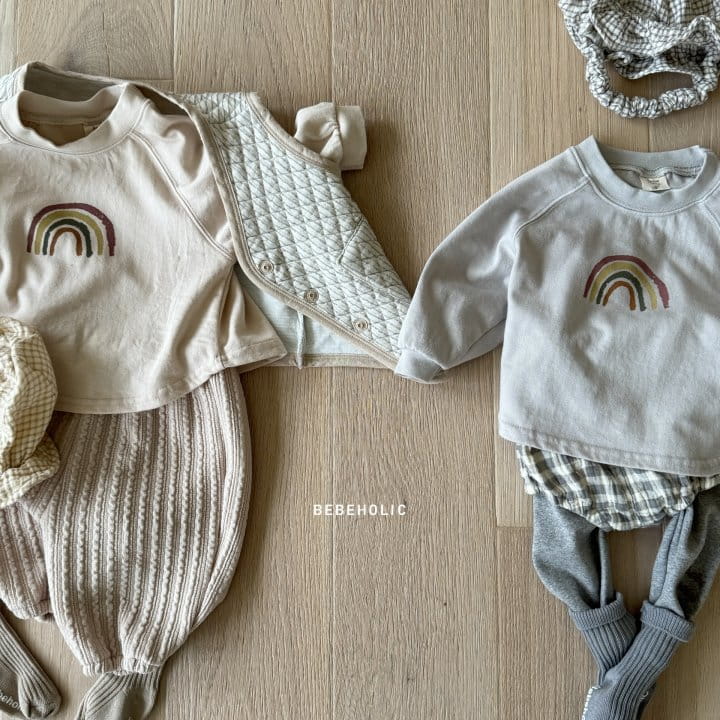 Bebe Holic - Korean Baby Fashion - #babyoutfit - Rainbow Tee - 2