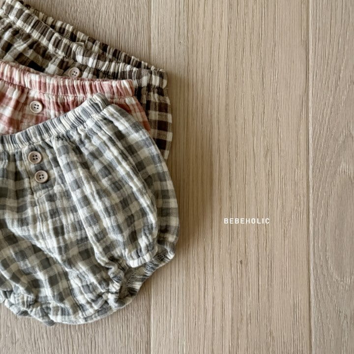 Bebe Holic - Korean Baby Fashion - #babyoutfit - Candy Check Bloomers - 9