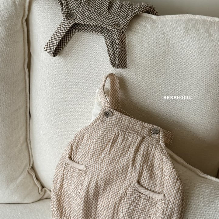 Bebe Holic - Korean Baby Fashion - #babyoutfit - Honey Dungarees Body Suit - 7