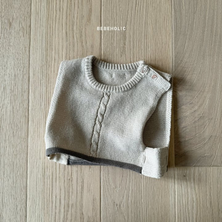 Bebe Holic - Korean Baby Fashion - #babyoutfit - Twiddle Color Kint - 8