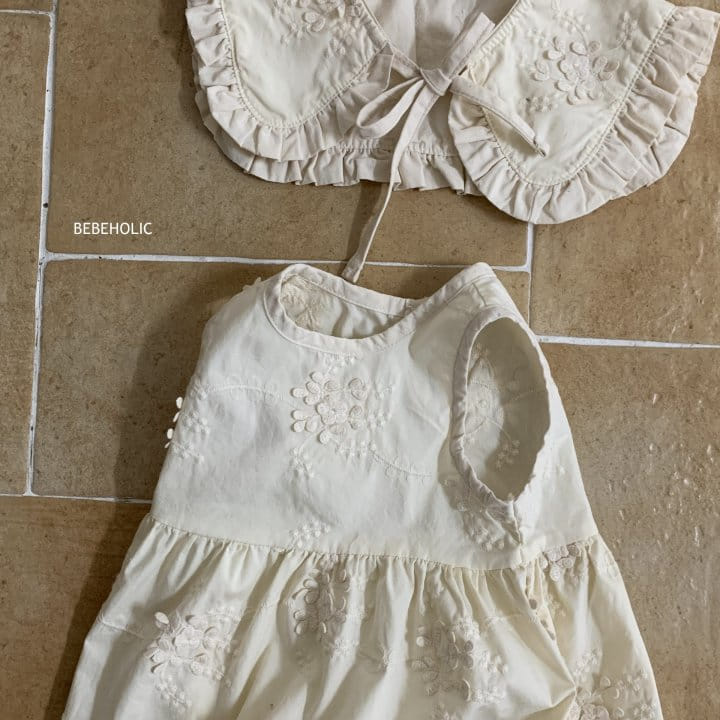 Bebe Holic - Korean Baby Fashion - #babyoutfit - Cherry Blossoms One- Piece - 5