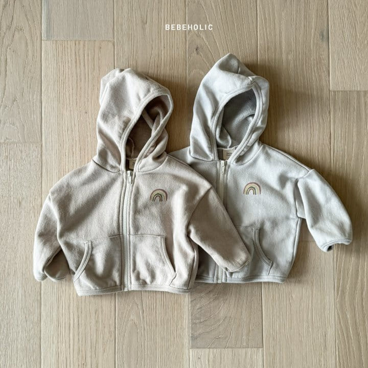 Bebe Holic - Korean Baby Fashion - #babyoutfit - Rainbow Hoody Zip Up - 7
