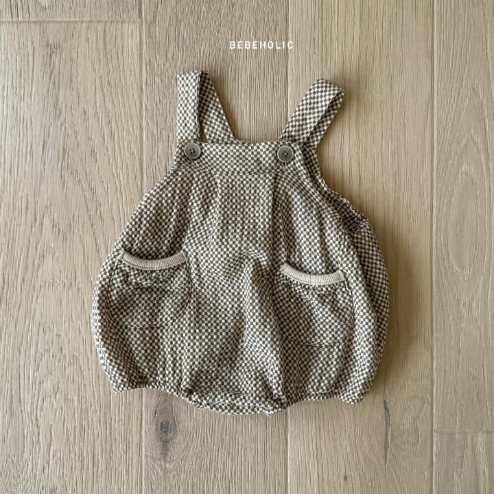 Bebe Holic - Korean Baby Fashion - #babywear - Honey Dungarees Body Suit - 8