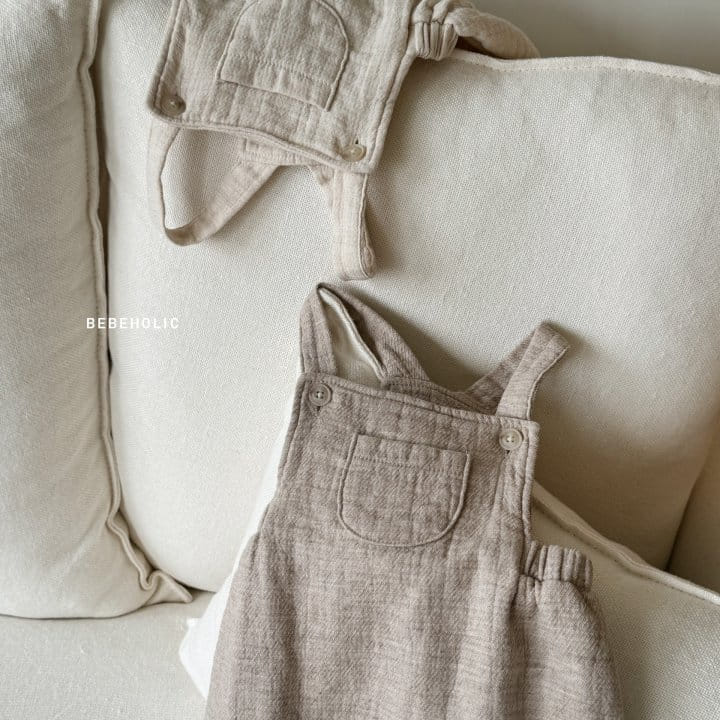 Bebe Holic - Korean Baby Fashion - #babywear - Pocket Dungarees Body Suit - 7