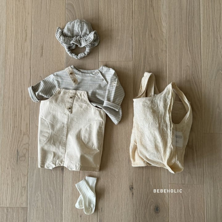 Bebe Holic - Korean Baby Fashion - #babywear - Mind Dungarees Body Suit - 6