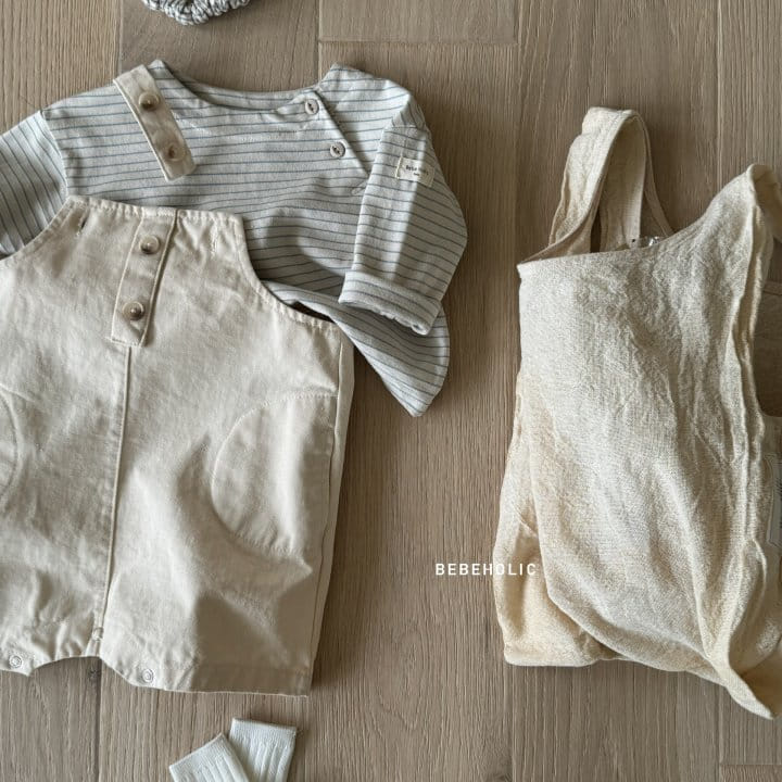 Bebe Holic - Korean Baby Fashion - #onlinebabyboutique - Mind Dungarees Body Suit - 7