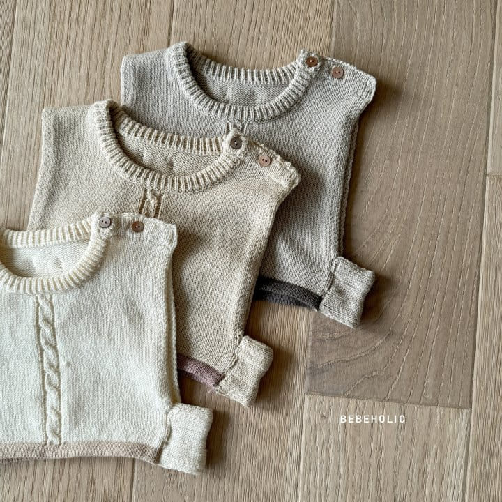 Bebe Holic - Korean Baby Fashion - #onlinebabyboutique - Twiddle Color Kint - 11