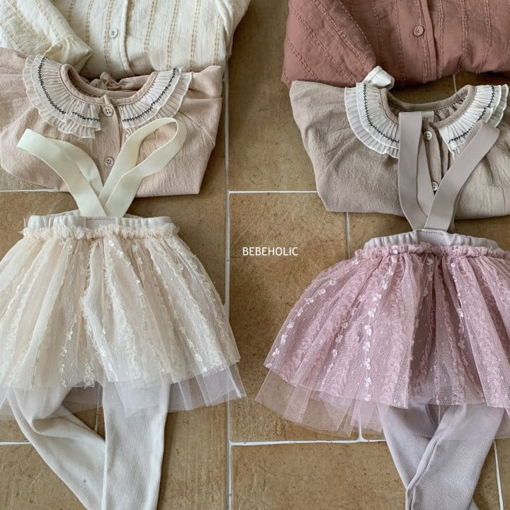 Bebe Holic - Korean Baby Fashion - #onlinebabyboutique - Mango Sha Skirt Leggings  - 3