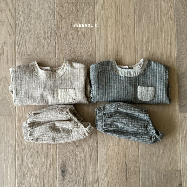 Bebe Holic - Korean Baby Fashion - #onlinebabyshop - Churros Top Bottom Set - 2