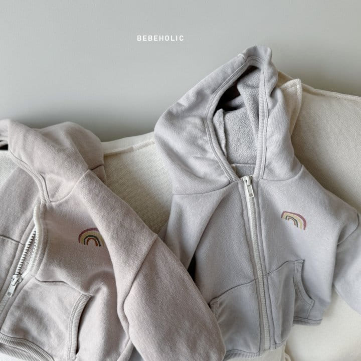 Bebe Holic - Korean Baby Fashion - #smilingbaby - Rainbow Hoody Zip Up - 12