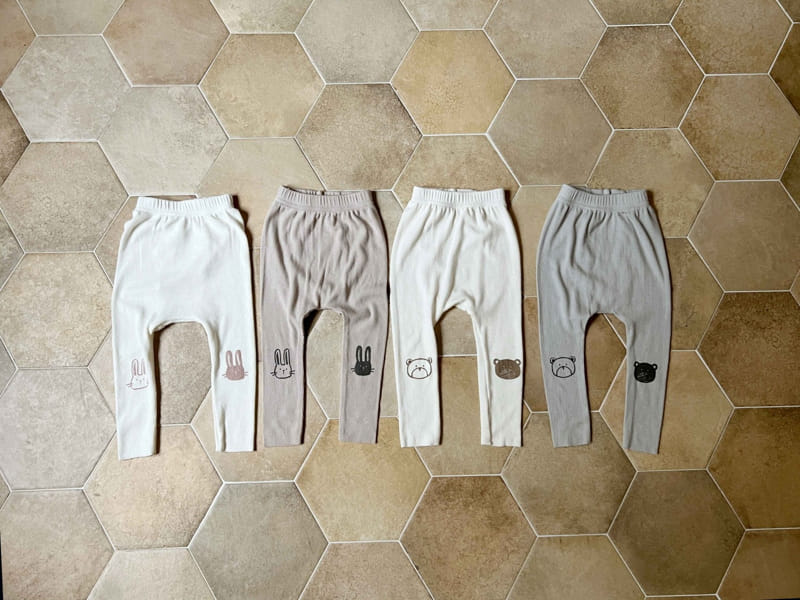 Bebe Nine - Korean Baby Fashion - #babyboutique - Bebe B Teddy Bunnny Leggings - 4
