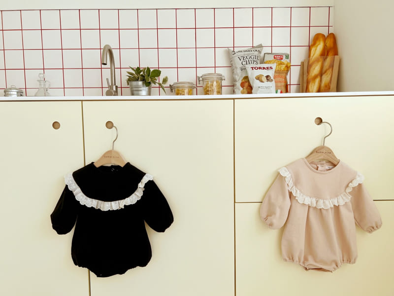 Bebe Nine - Korean Baby Fashion - #babyclothing - Bebe B Frill Bebe Body Suit - 10