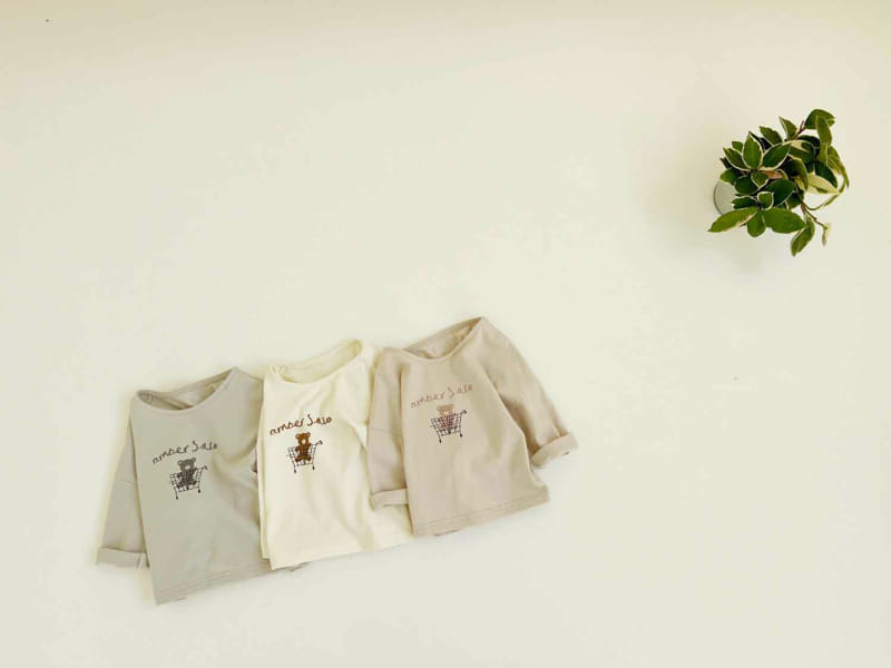 Bebe Nine - Korean Baby Fashion - #babyfashion - Bebe B Cart Bear Tee - 7