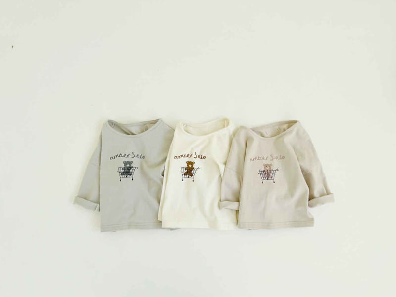Bebe Nine - Korean Baby Fashion - #babyfever - Bebe B Cart Bear Tee - 8