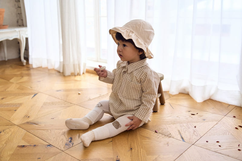 Bebe Nine - Korean Baby Fashion - #babygirlfashion - Bebe B Teddy Bunnny Leggings - 8