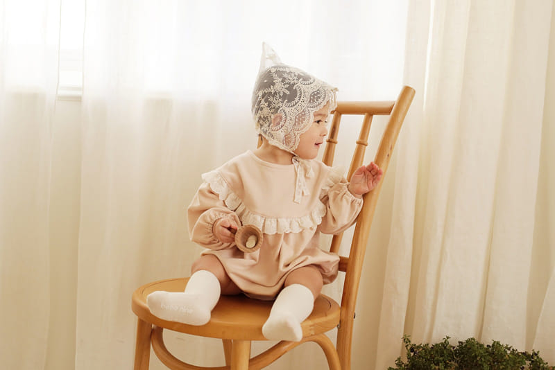 Bebe Nine - Korean Baby Fashion - #babyoutfit - Bebe B Frill Bebe Body Suit - 4