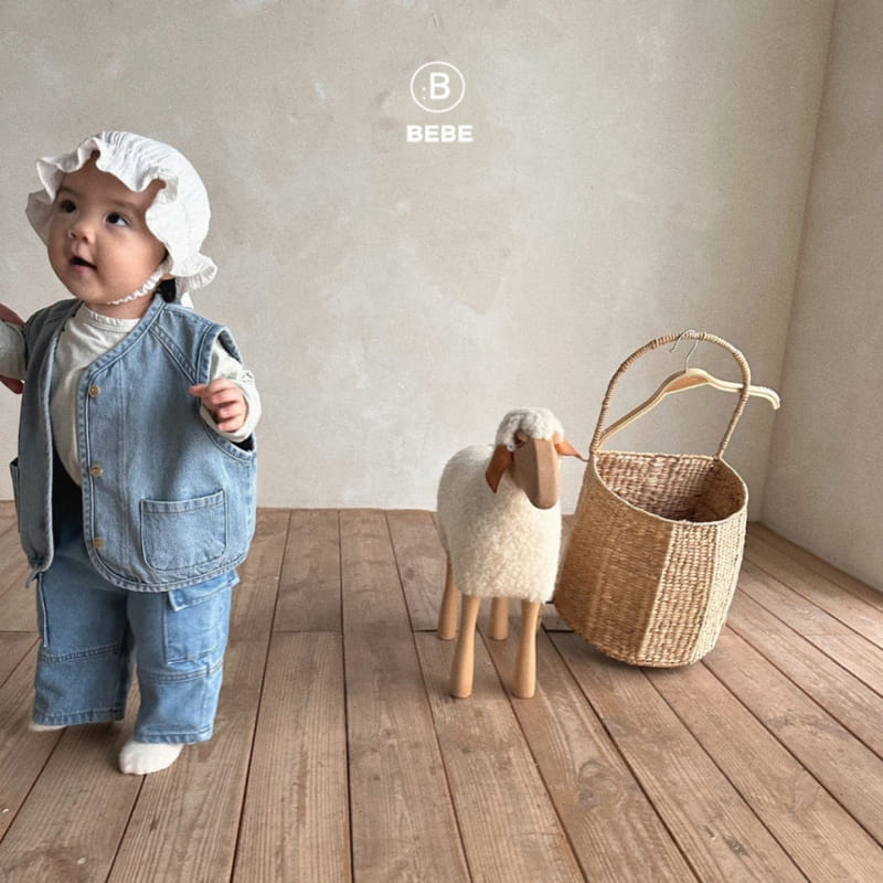 Bella Bambina - Korean Baby Fashion - #babyboutique - Bebe Denim Vest - 8