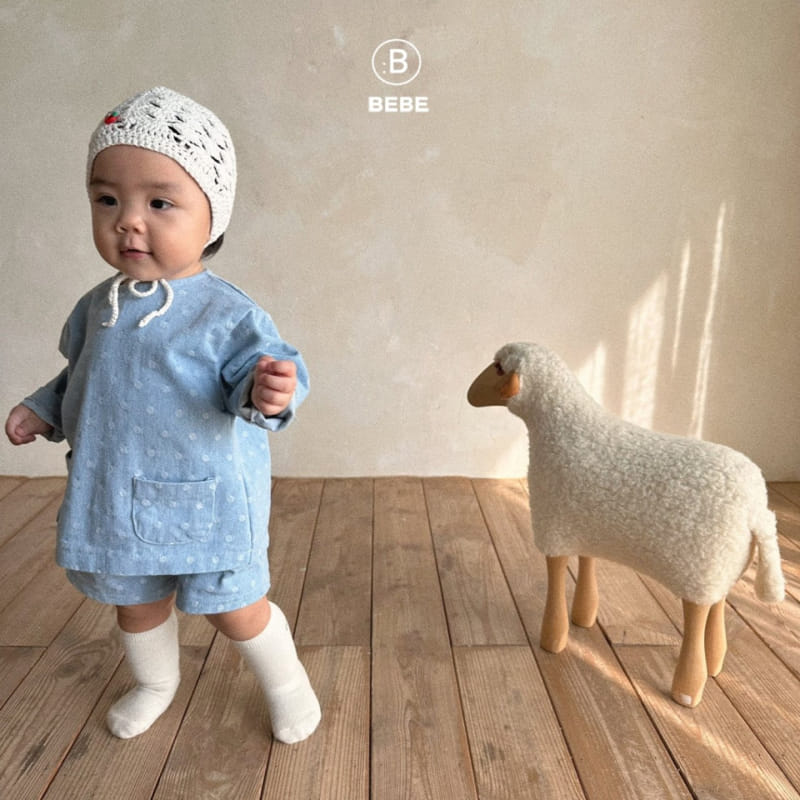 Bella Bambina - Korean Baby Fashion - #babyboutique - Bebe Dot Top Bottom Set - 8