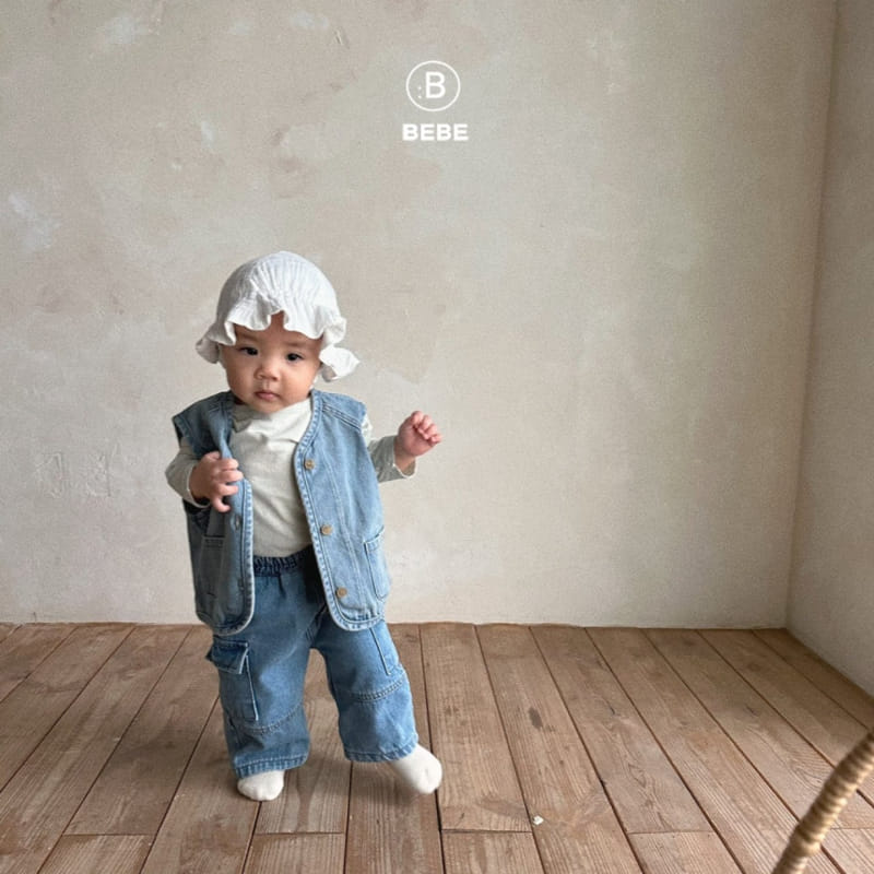 Bella Bambina - Korean Baby Fashion - #babyboutiqueclothing - Bebe Denim Vest - 9