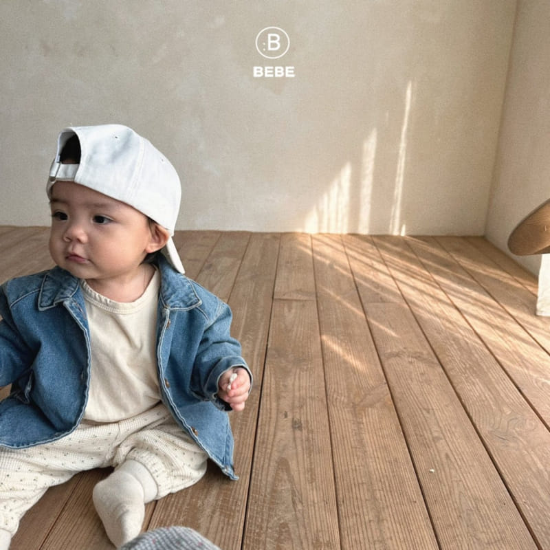 Bella Bambina - Korean Baby Fashion - #babyootd - Bebe Shadow Denim Jacket - 11