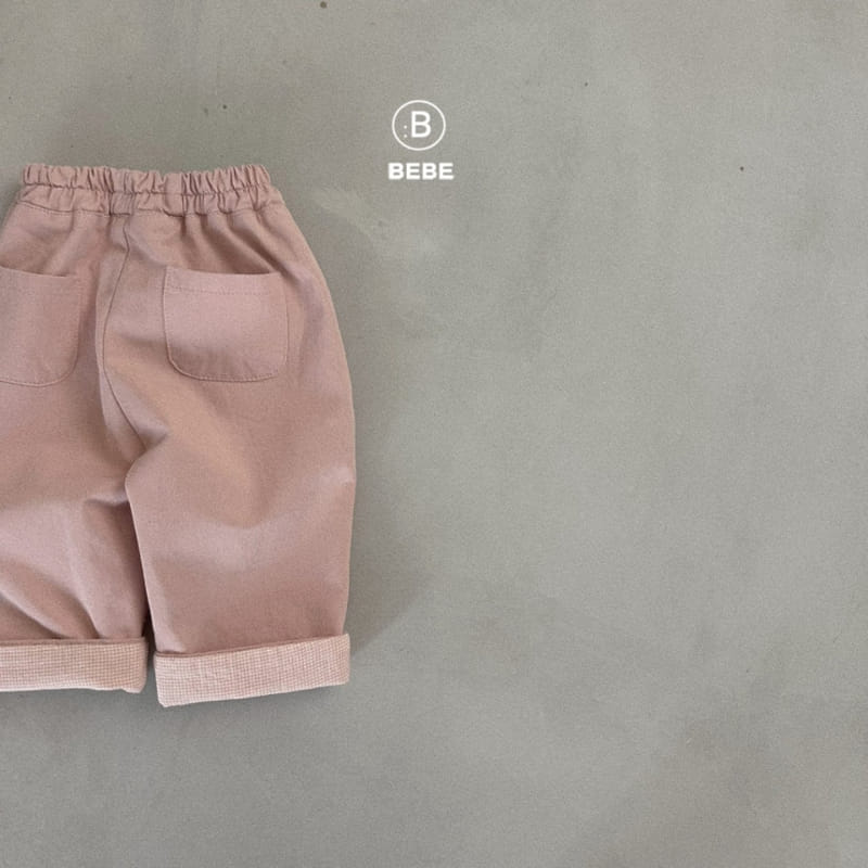 Bella Bambina - Korean Baby Fashion - #babyootd - Bebe Check Rolling Pants - 9