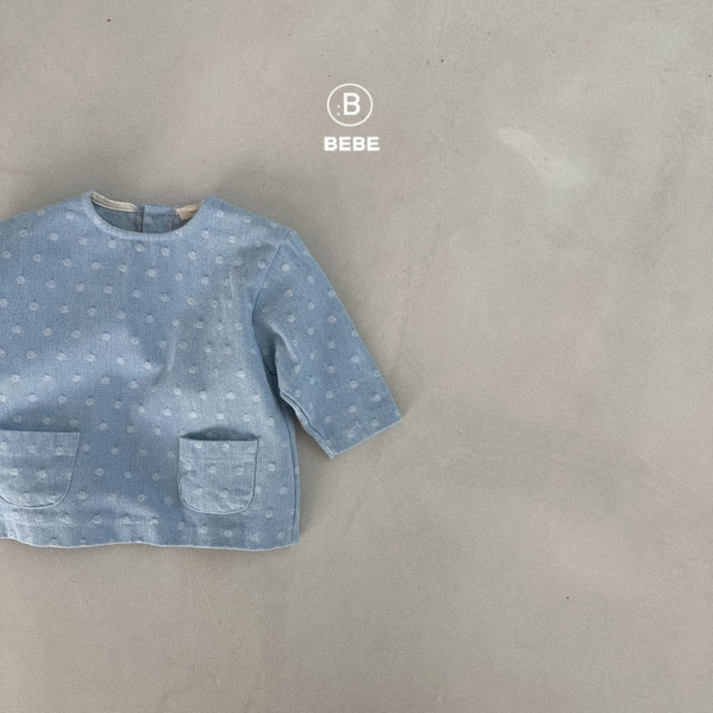 Bella Bambina - Korean Baby Fashion - #babyoutfit - Bebe Dot Top Bottom Set - 2