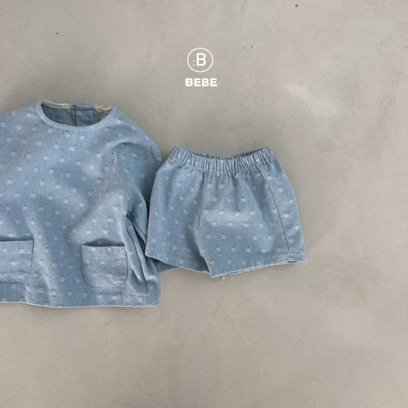 Bella Bambina - Korean Baby Fashion - #babyoutfit - Bebe Dot Top Bottom Set - 4